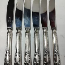 Ножи столовые серебряные